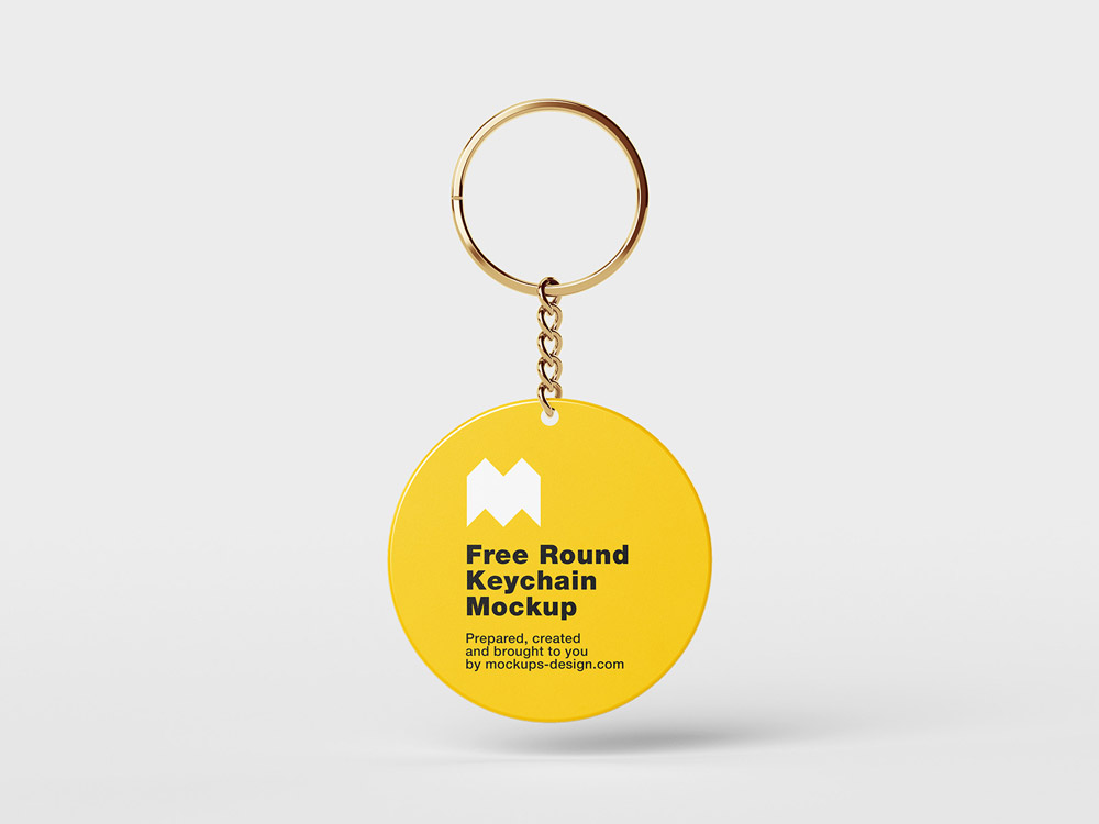 Free Key Ring Mockup PSD Mockuptree