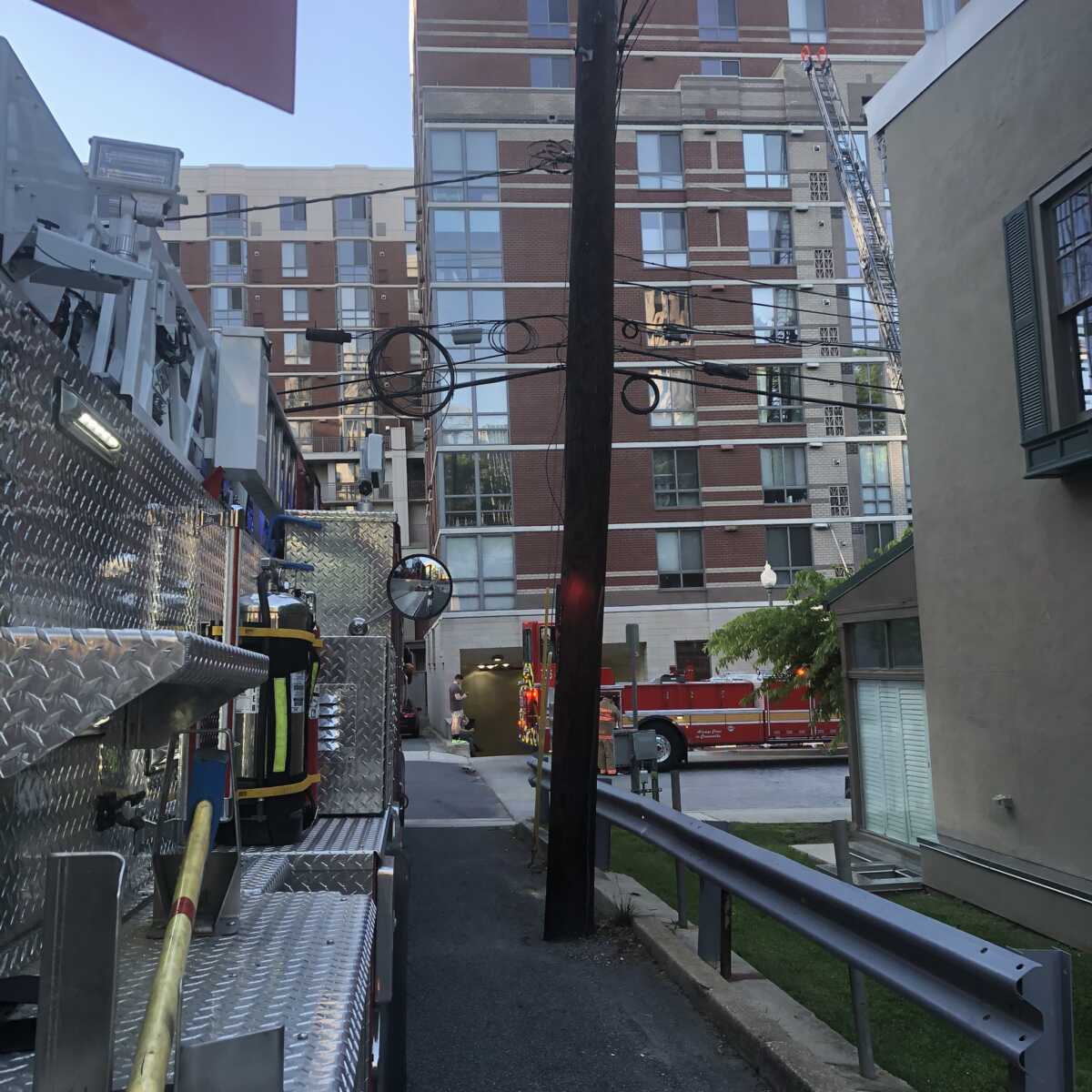 Small Fire on Roof of Bethesda Apartment Building on Tuesday Evening