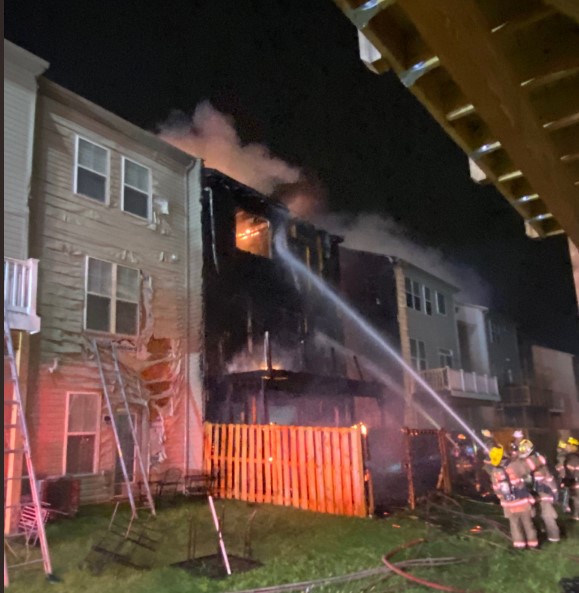 Update on Friday Night Fire in Olney That Damaged Eight Homes and