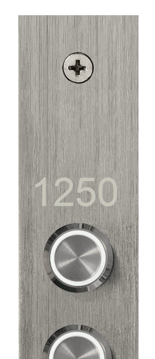 Address Engraving for ModTX aluminum doorbell panels