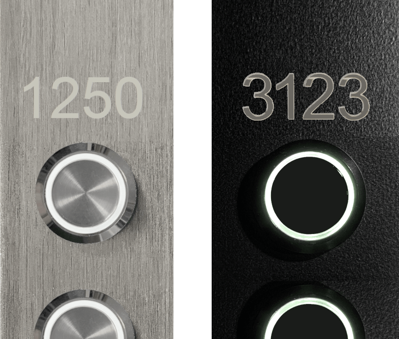 Address Engraving for ModTX aluminum doorbell panels