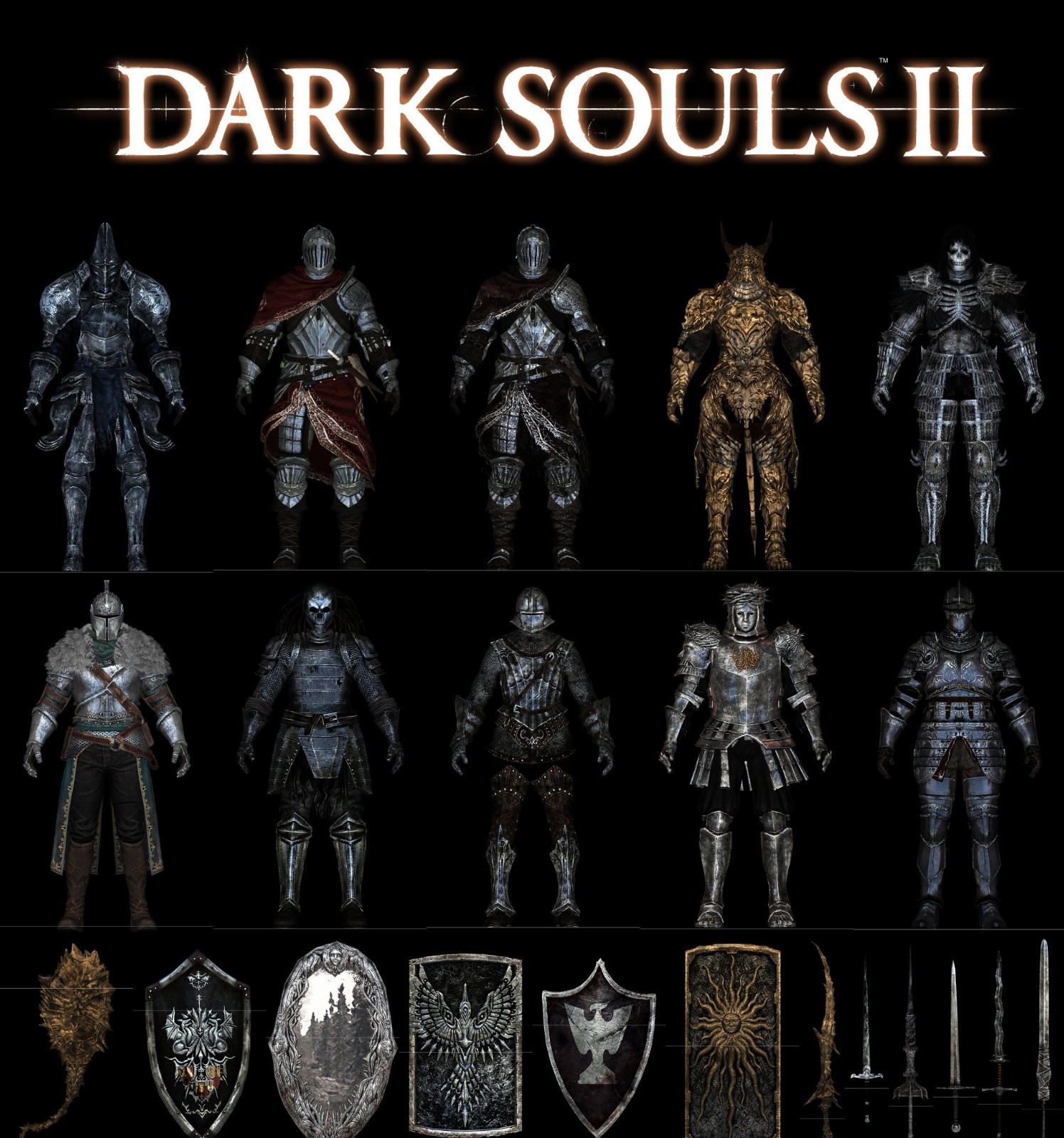 Dark Souls 2 Armor pack Retouched v1.1下载_V1.1版本_上古卷轴5：天际 Mod下载3DM MOD站