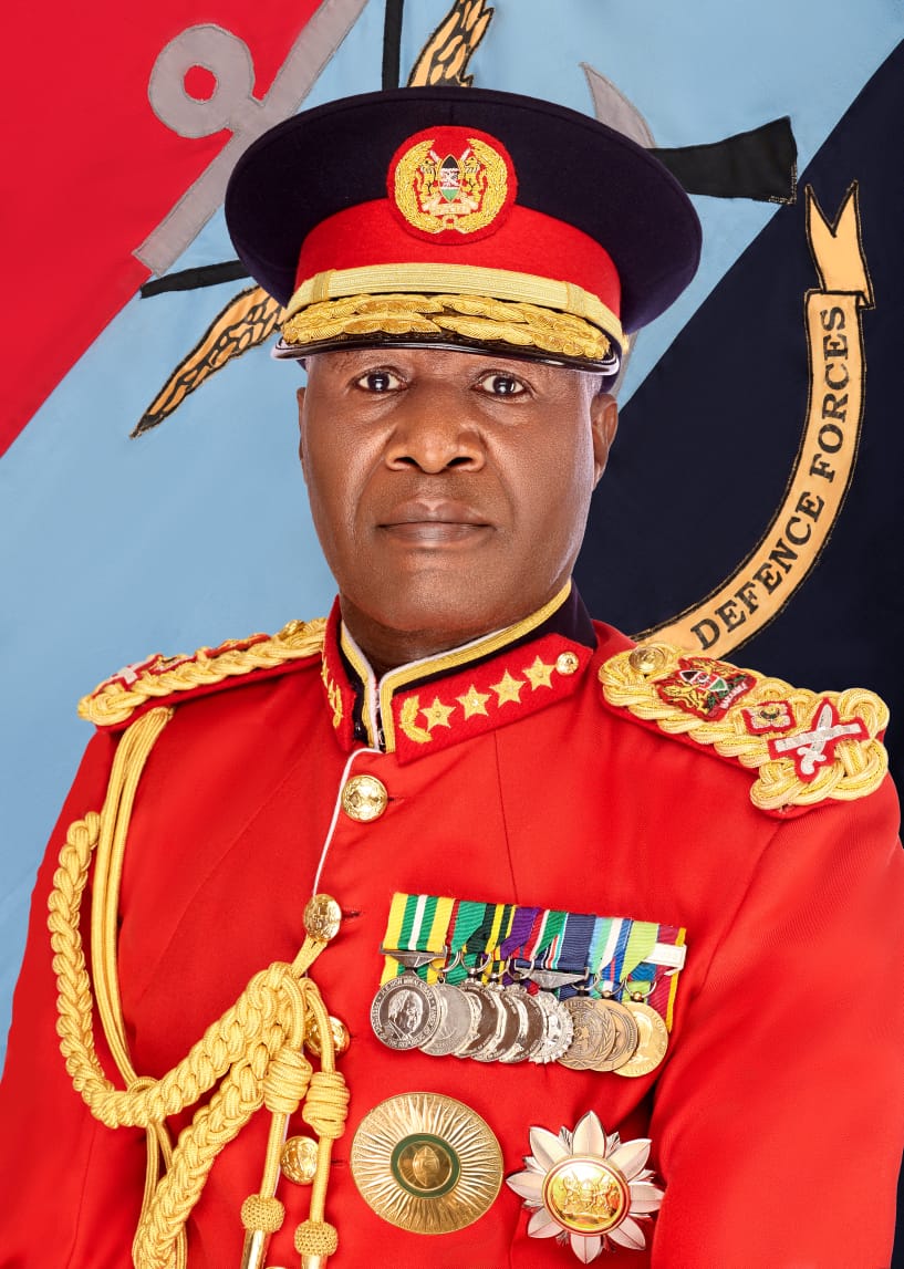 GENERAL ROBERT KIBOCHI EGH CBS, PhD OUT GOING CHIEF OF THE DEFENCE FORCES Ministry of Defence