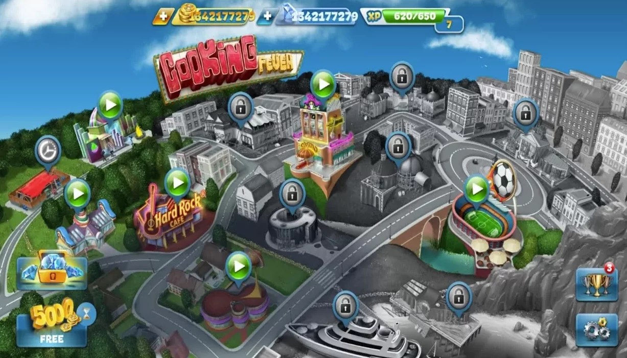 Cooking Fever Mod Unlimited Coins and Gems