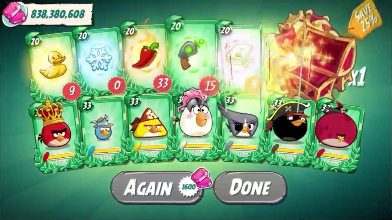 Angry Birds 2 MOD APK 2.50.0 Unlimited Everything 2021