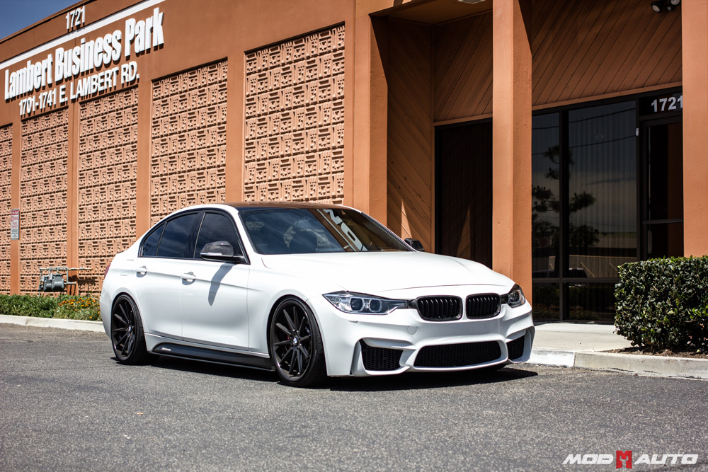 BMW F30 with a F80 M3 Style Bumper Upgrade. Mod Auto