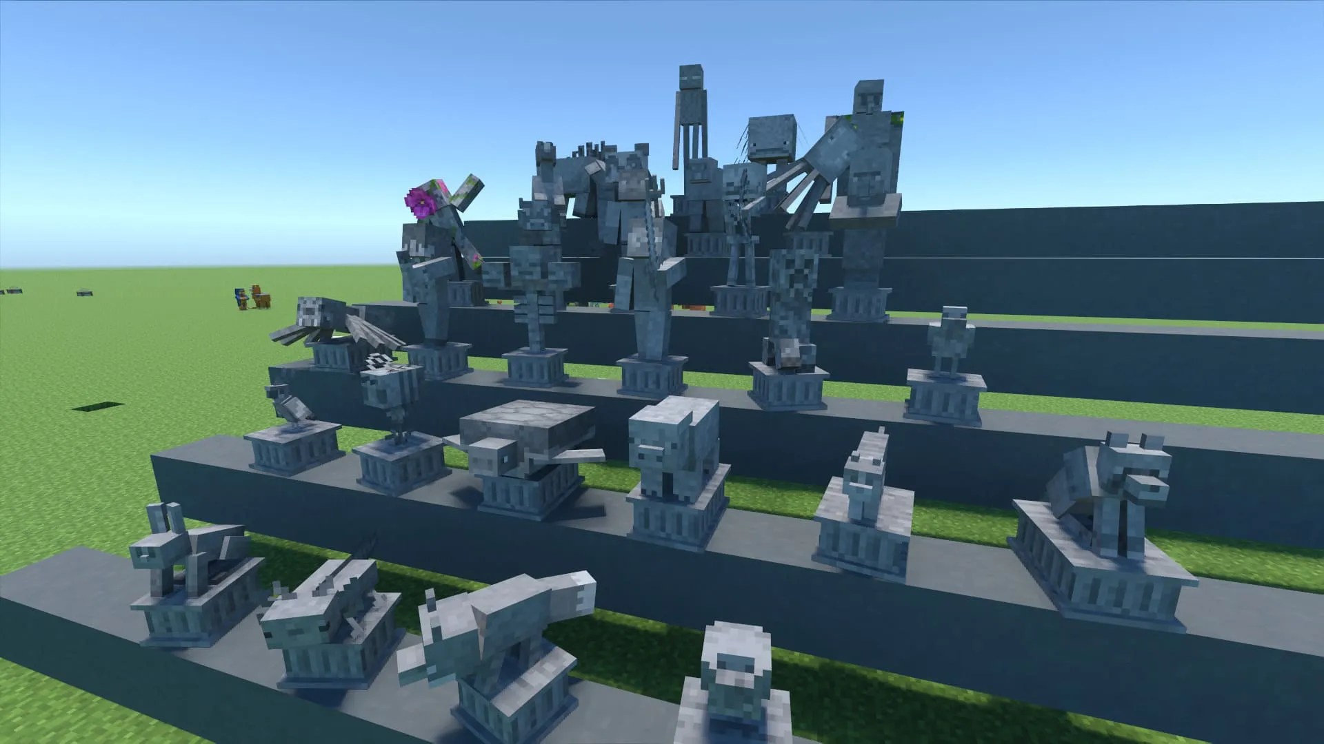 Craftable Statues by JayCubTruth Addon for Minecraft