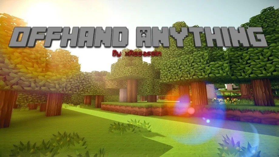 Offhand Anything addon for Minecraft