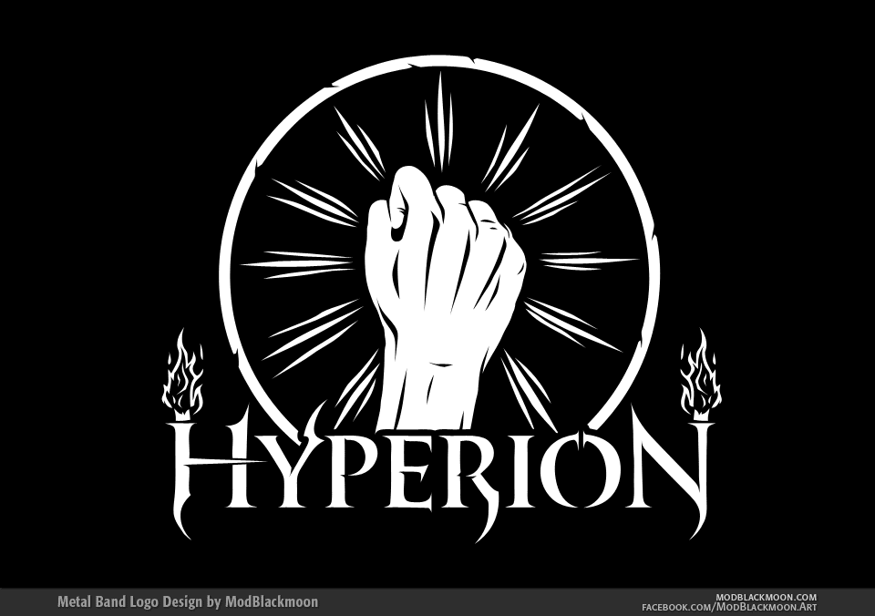 Hyperion Metal Band Emblem