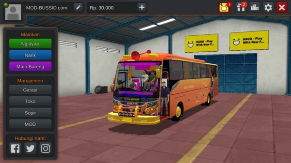 Download MOD BUSSID Bumel Maxi Setia Negara
