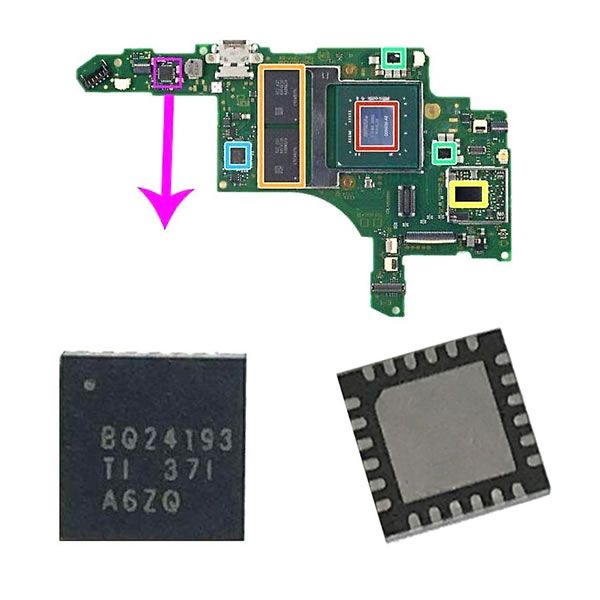 BQ24193 IC Chip Power Control Nintendo Switch modchip.gr