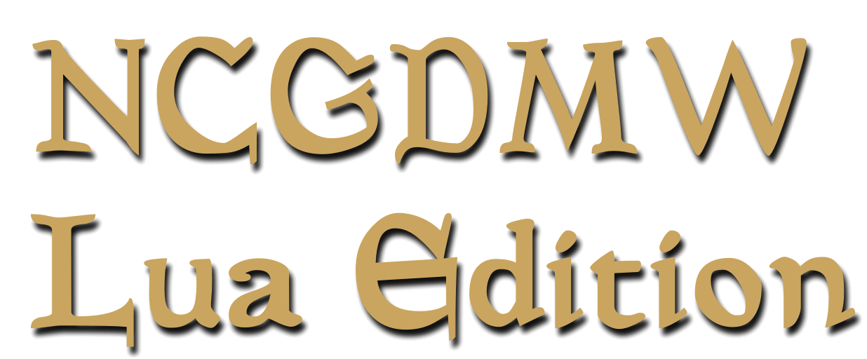 NCGDMW Lua Edition A leveling mod for OpenMW where your attributes