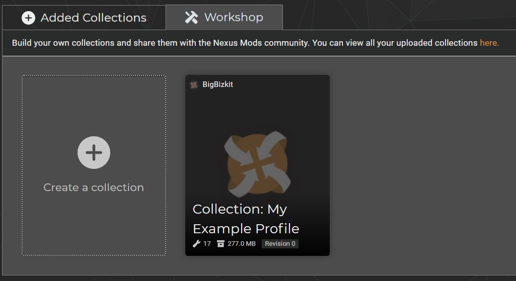 Creating a collection | Modding.wiki