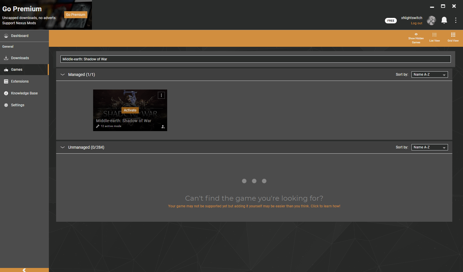 Installing Mods with Vortex Modding.wiki