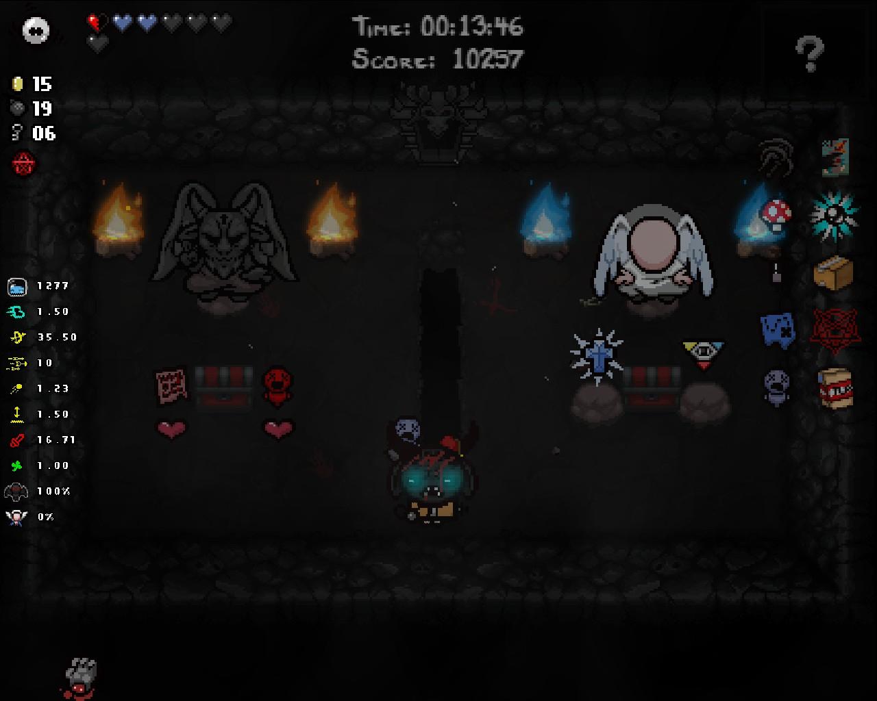 Angel and Devil Rooms Combined! Modding of Isaac