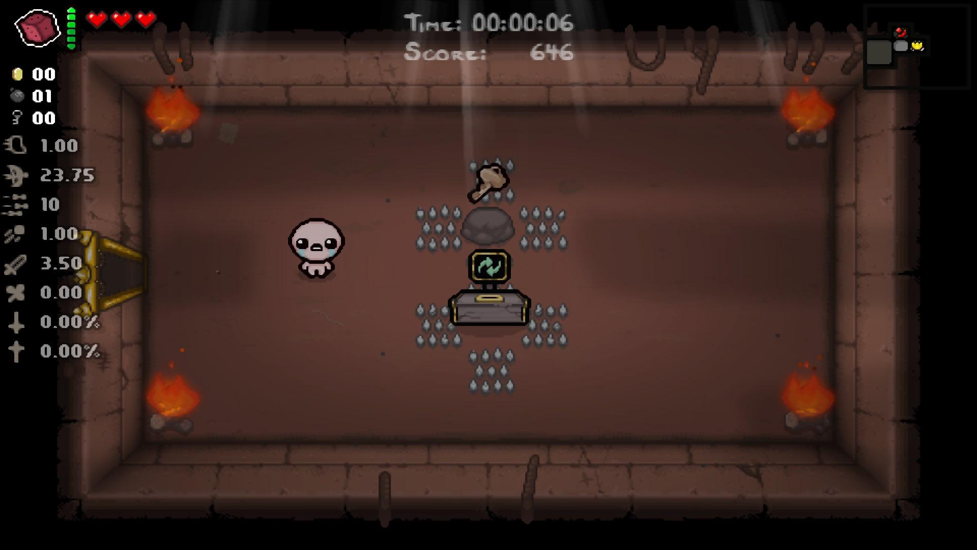 Harder Treasure Rooms Modding of Isaac