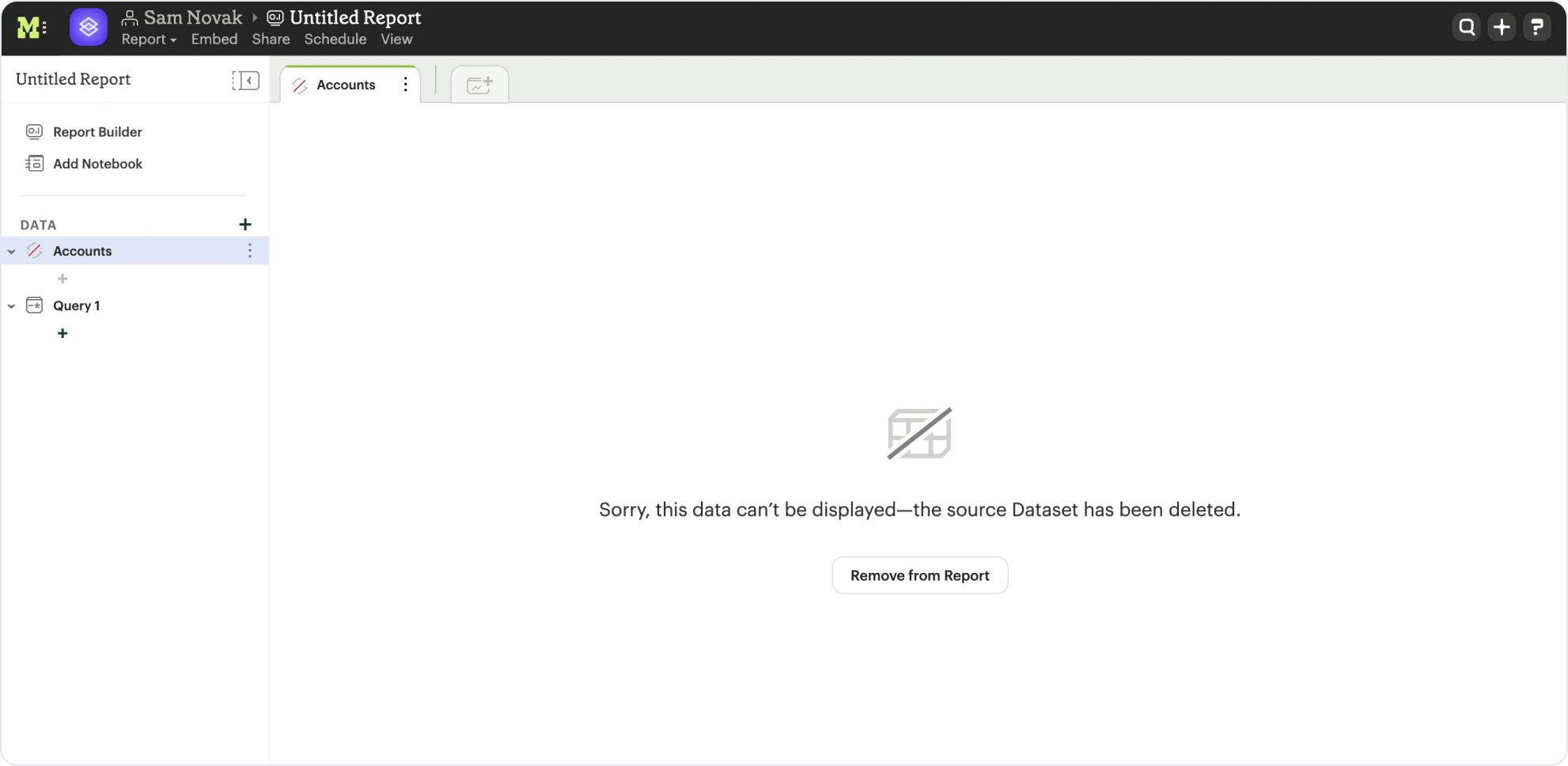 Datasets Query and analyze data Mode Support