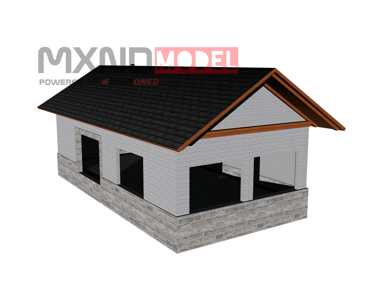 Geschäft/Haus im Alpenstil MXND Model