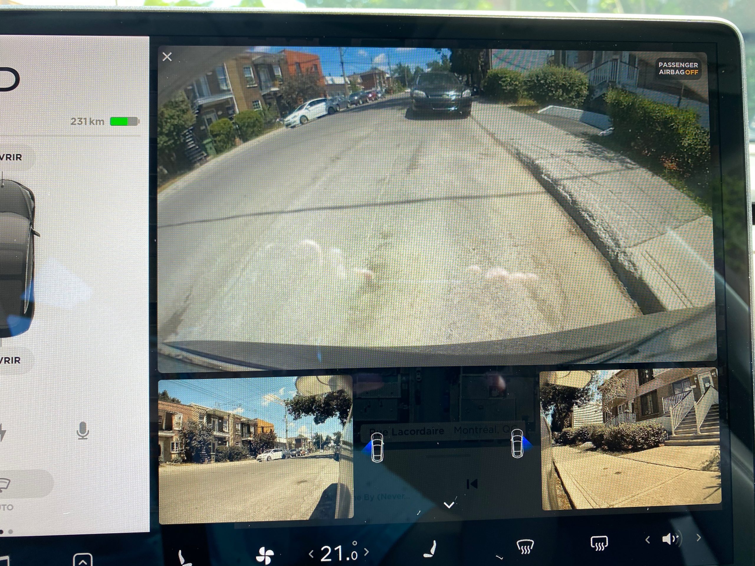 Améliorations à la caméra de recul et plus! MAJ 2020.24.6.3 de la Model 3