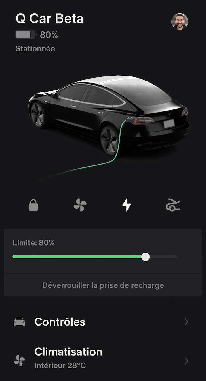 Nouvelle application Tesla (version 4.0) toutes les nouveautés Model