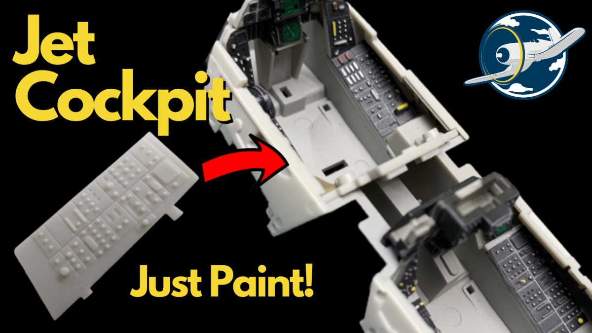 Jet Cockpits using paint only MODEL AIRPLANE MAKER
