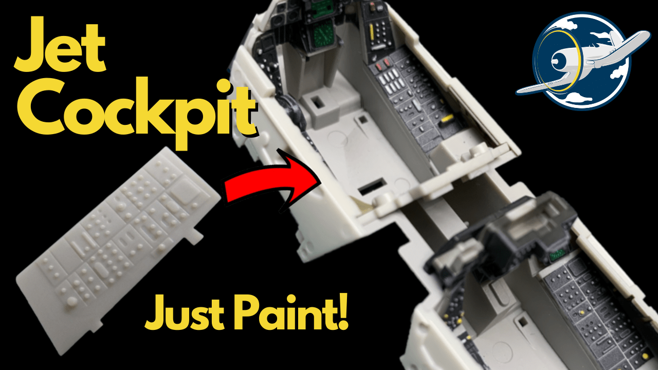 Jet Cockpits using paint only MODEL AIRPLANE MAKER