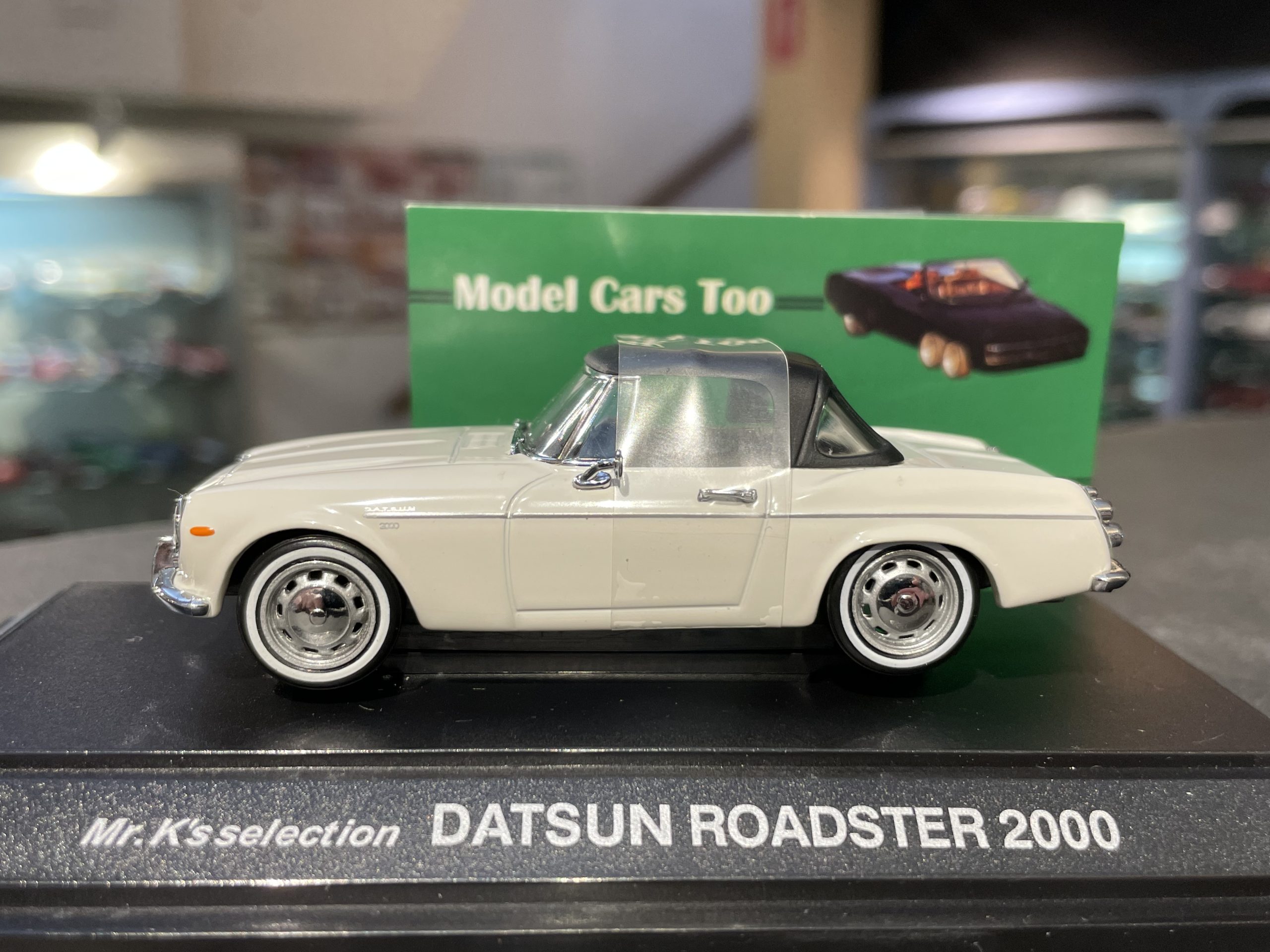 Datsun 2000 roadster, 143 Ebbro Model Cars Too
