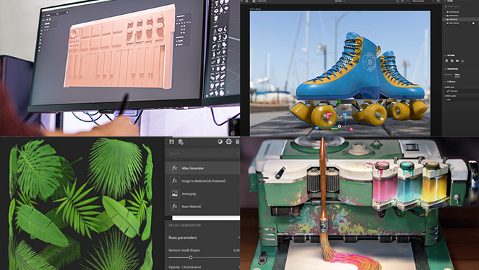 「Adobe Substance 3D Collection」アドビからサブスタンスペインターやサブスタンス