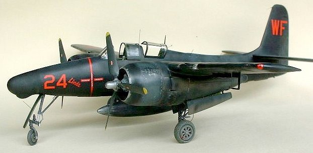 AMT/ERTL 1/48 F7F3N Tigercat