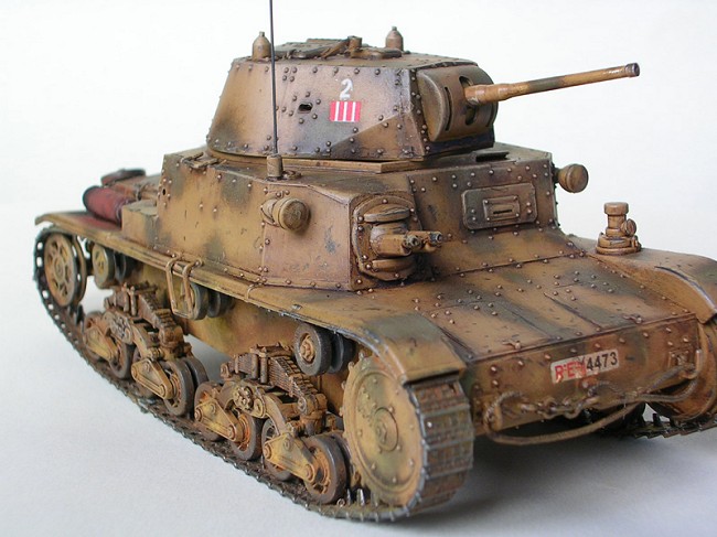 Zvezda 1/35 Ansaldo M 13/40, by Laurent Moitrot
