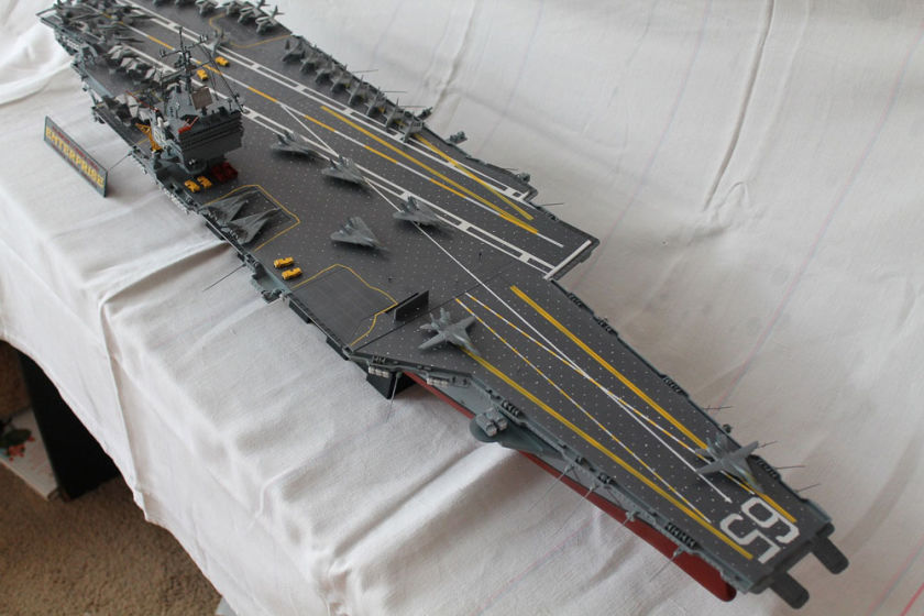 The world’s largest aircraft carrier model USS Enterprise CVN65