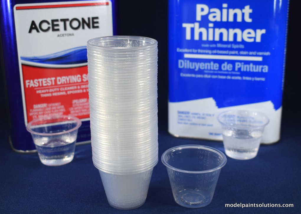 Measuring/Mixing Cups w/ 5 Different Gradations x50 Model Paint Solutions