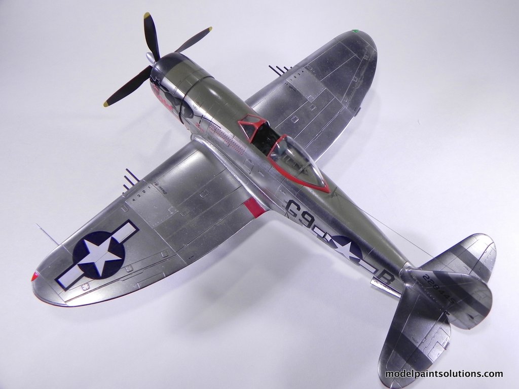 The Eduard (Academy) P47D in Natural Metal Finish Model Paint Solutions