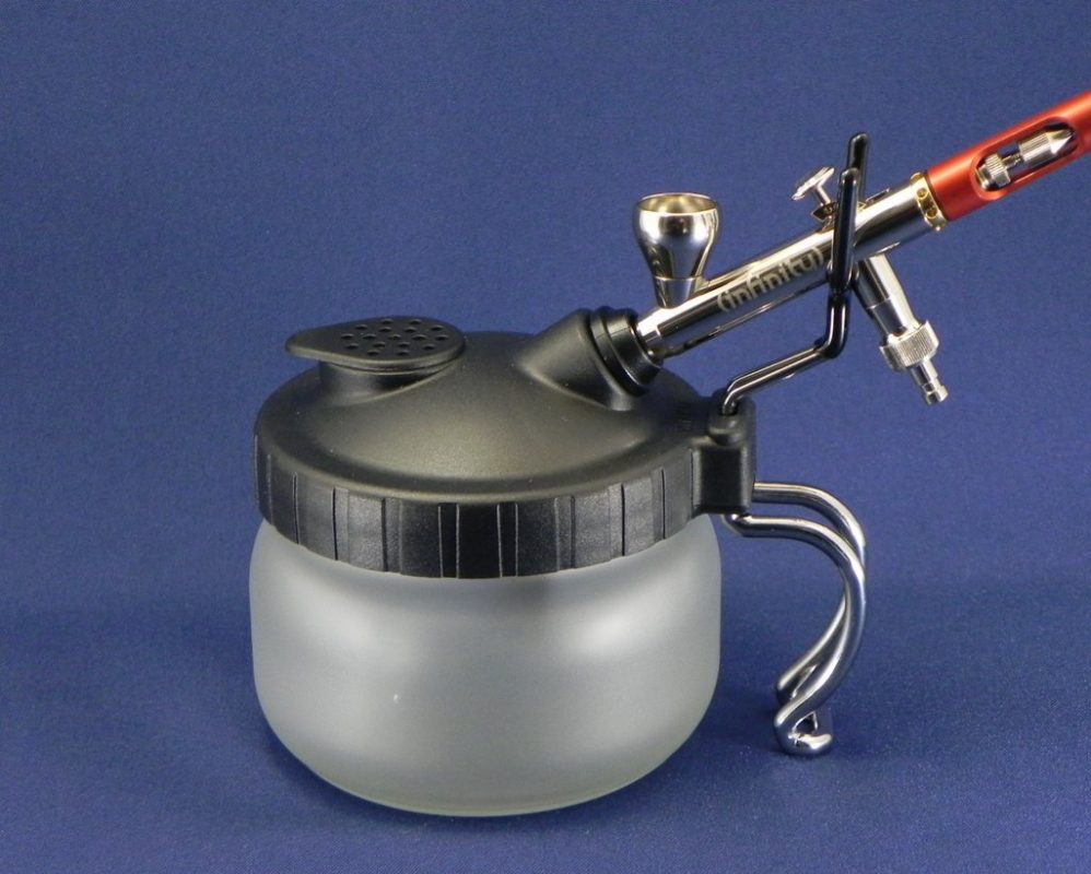 SPARMAX Airbrush Cleaning Station and Holder Model Paint Solutions