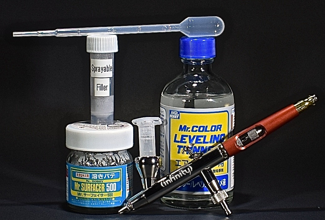 Preparing Sprayable Filler Model Paint Solutions