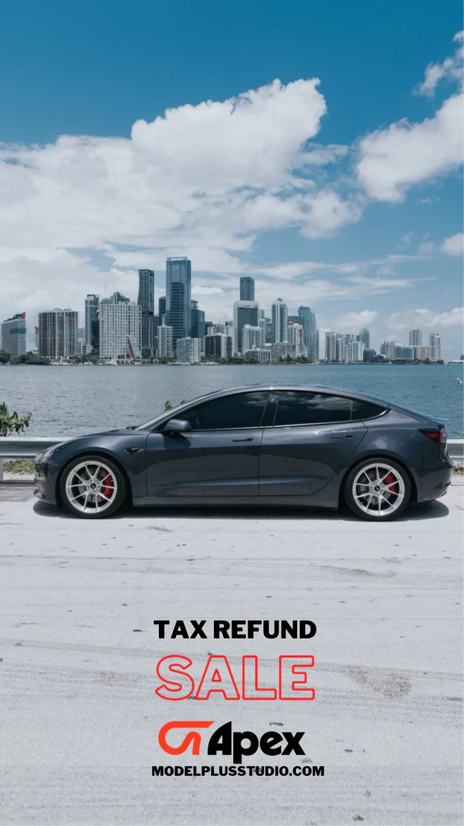 APEX Wheels Tax Refund Sale MODEL+