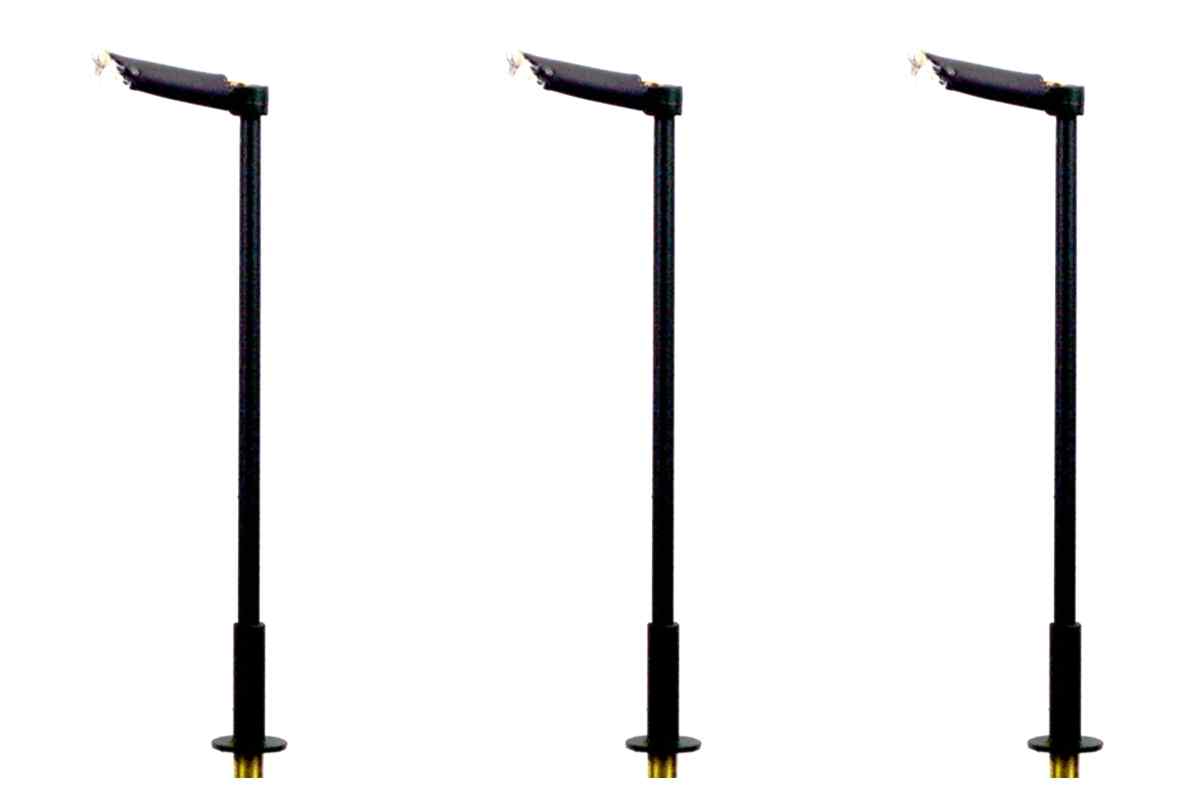 N Gauge Modern Tall Straight Arm Street and Station Lamp