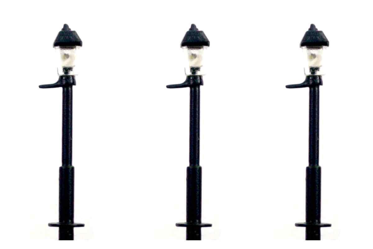 N Gauge 1930's Small Gas Street and Station Lamp Model