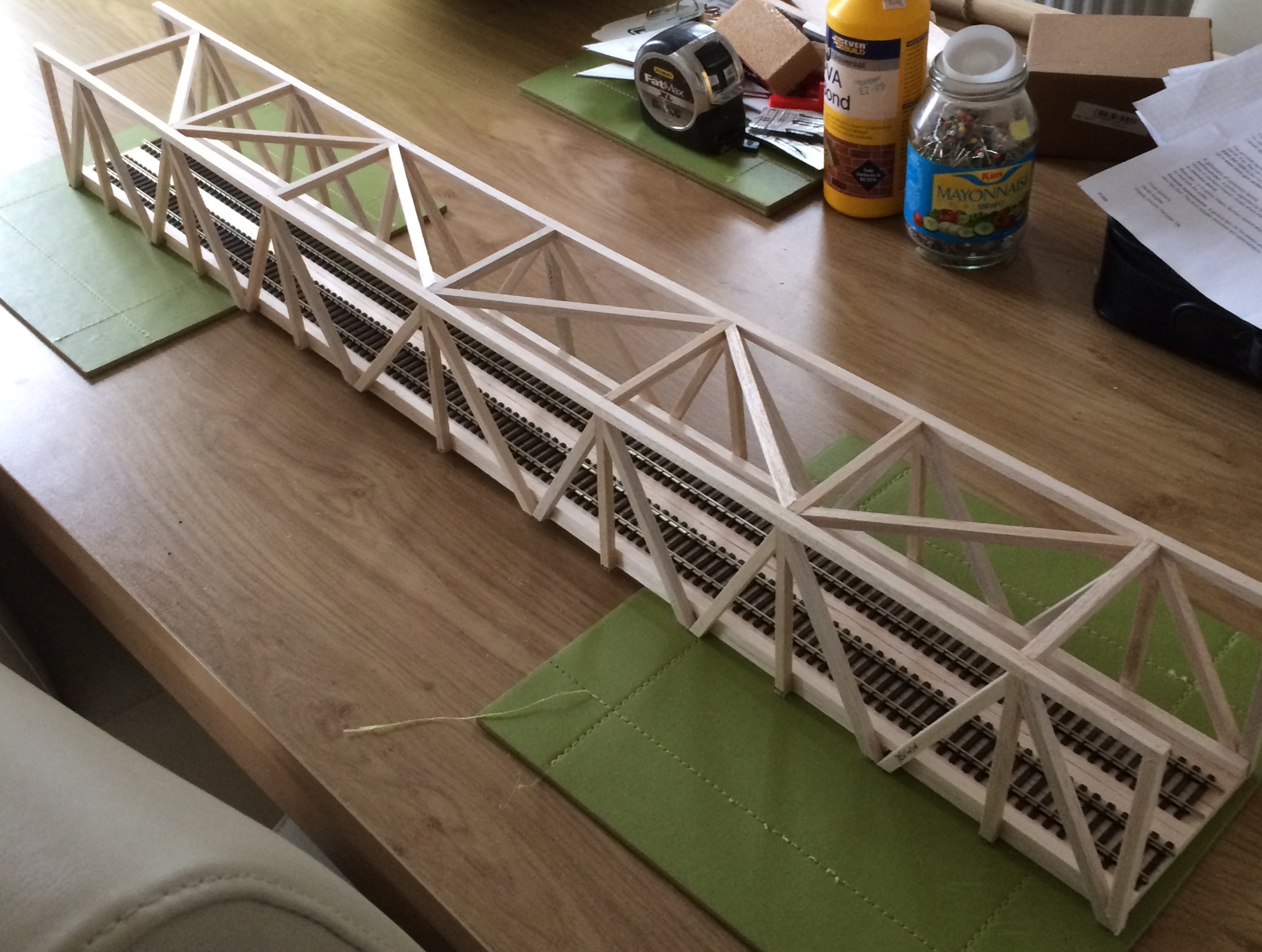 Andrew's girder bridge Model railroad layouts plansModel railroad