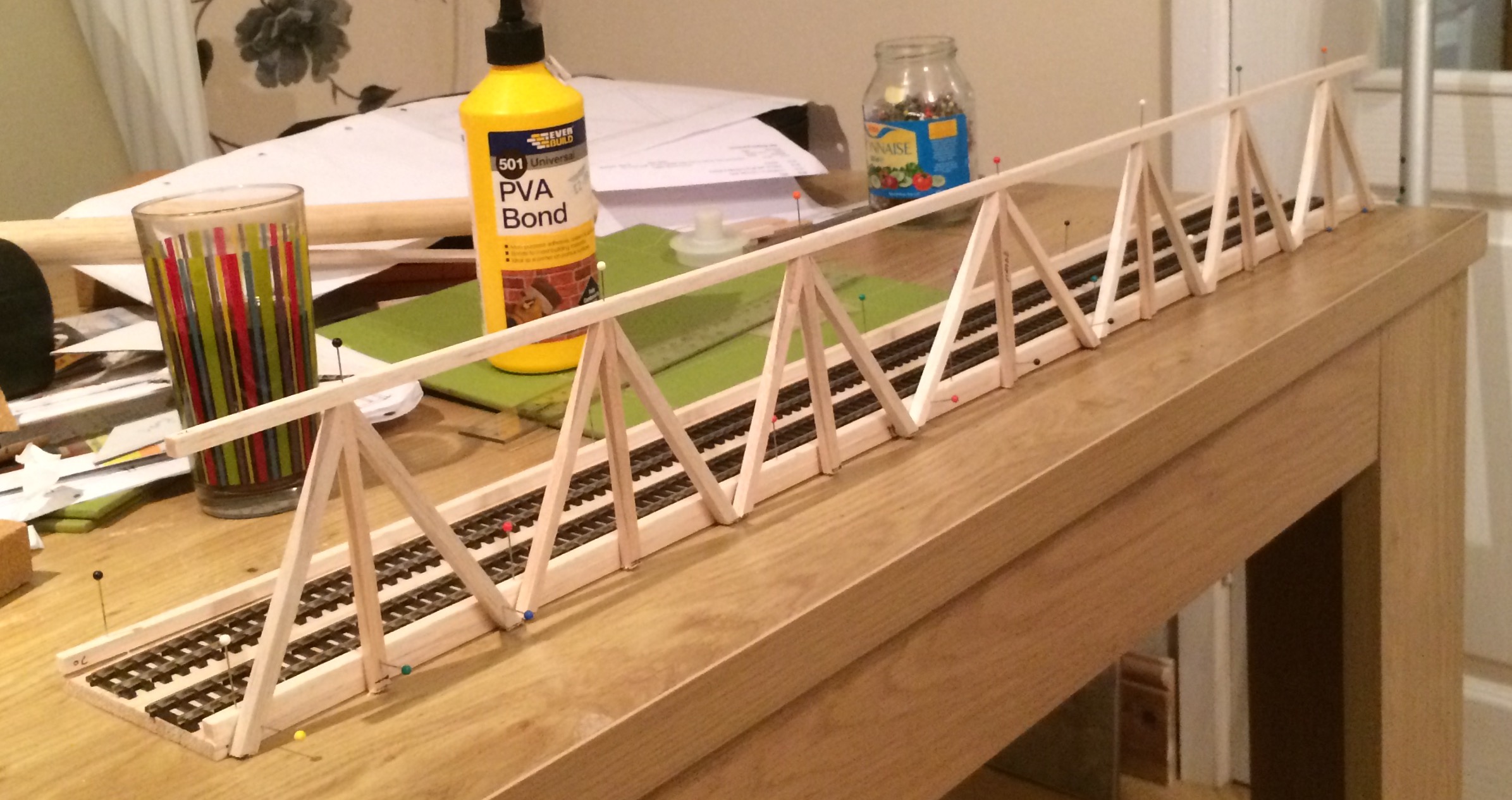 Andrew's girder bridge Model railroad layouts plansModel railroad