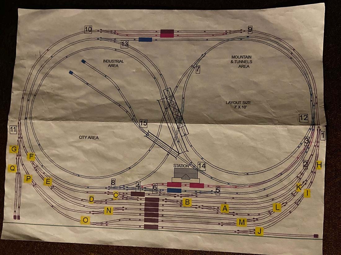 Model railroad track plan 4 Model railroad layouts plans