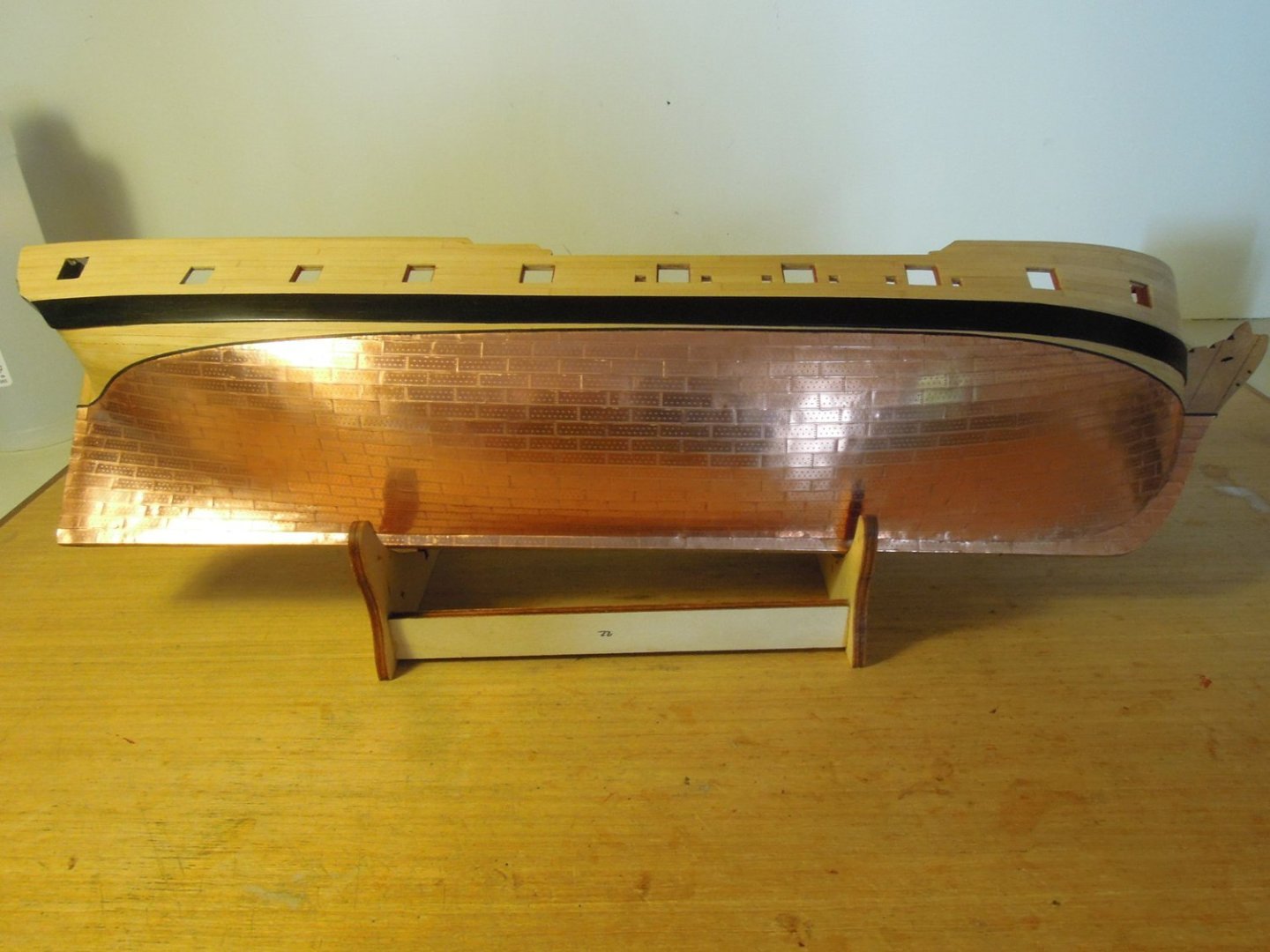 How to Accelerate Very Quickly the Aging of Copper Hull Plates Building, Framing, Planking