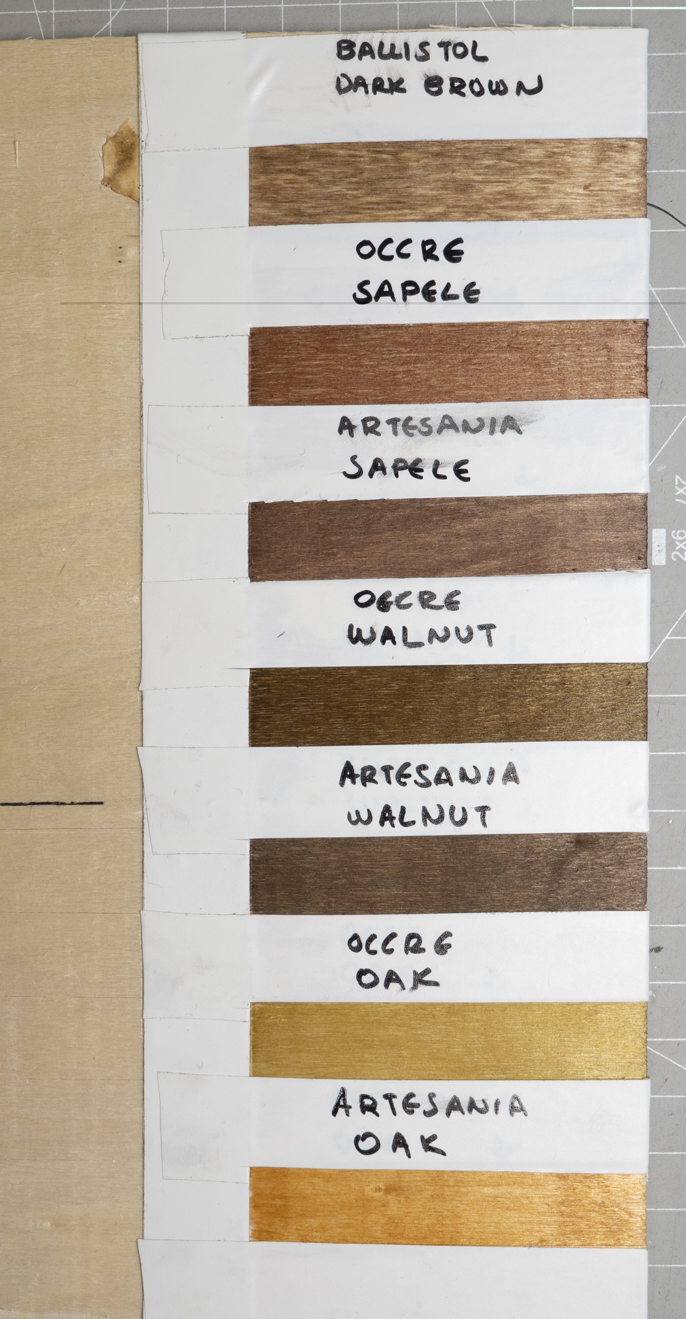 Occre VS Artesania dyes Painting, finishing and weathering products