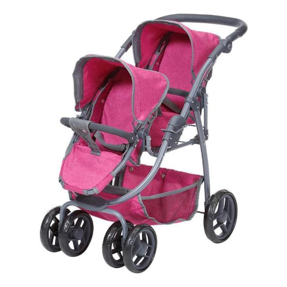 Twin Pushchair Milo Berry The Model Shop