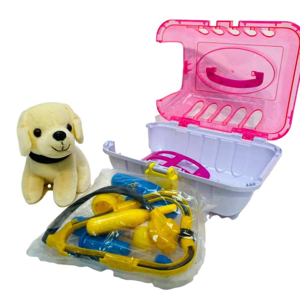 DOG WITH PET CARRYING CASE The Model Shop