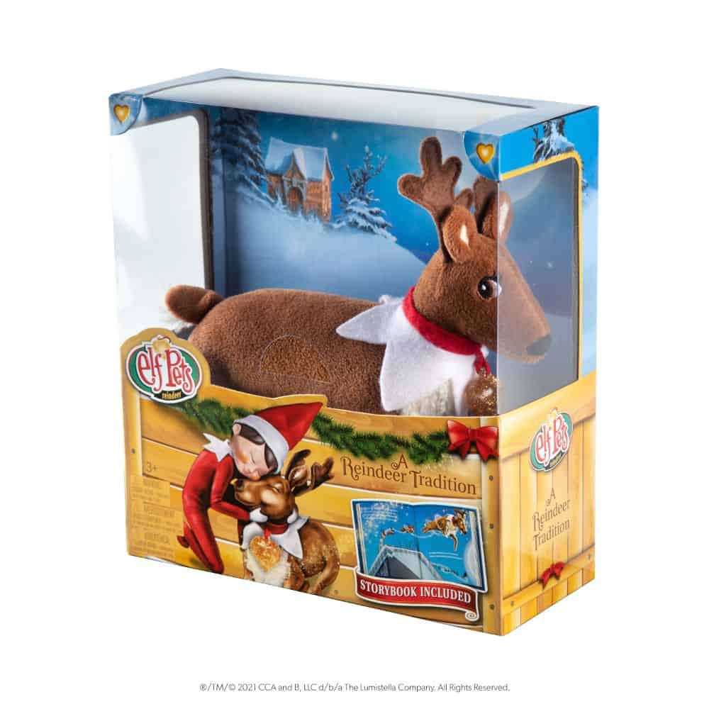 ORIGINAL ELF ON THE SHELF Elf Pets with Reindeer and a Tradition Book