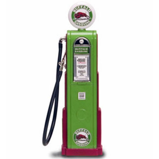 Yat98711 118 Square Gas Pump (Buffalo Gasoline) Model Tech Hobbies