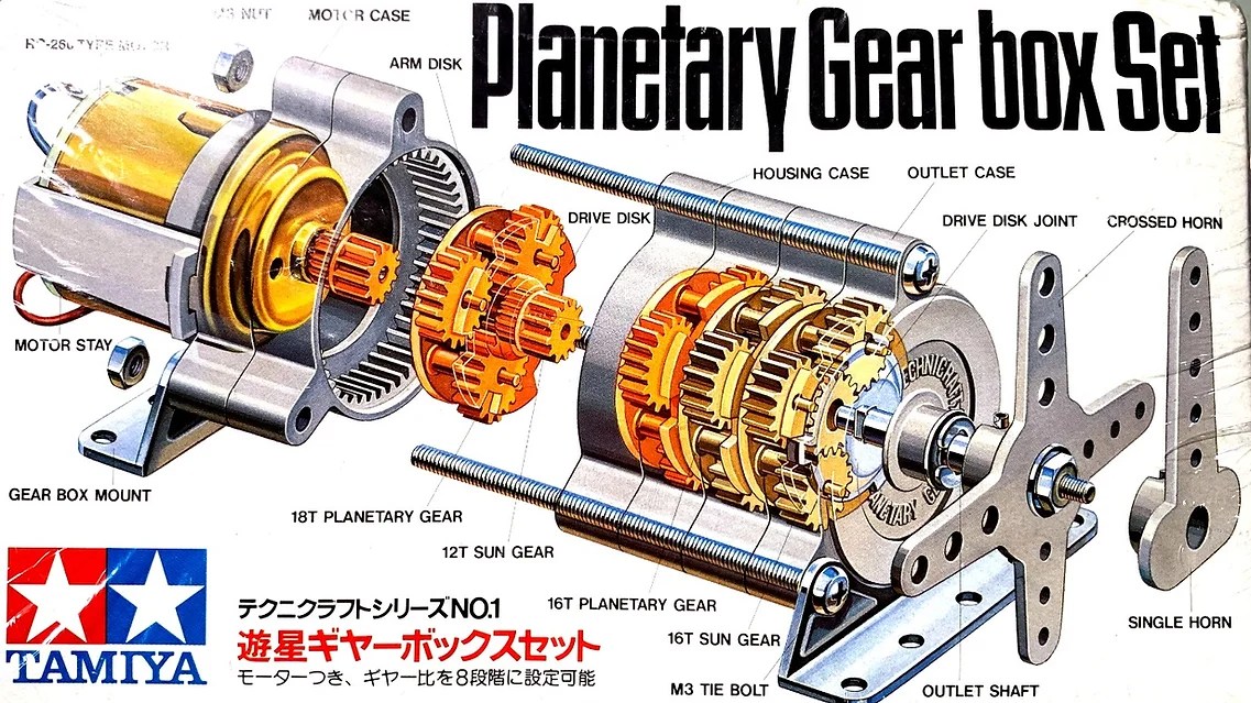 Tam72001 11500 Gearbox Set Model Tech Hobbies
