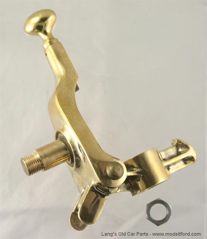 Model T Tilting Steering wheel bracket “Fat Man”. Solid Brass., 3503TW