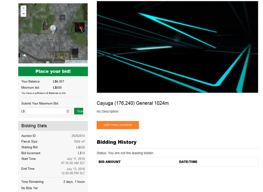 Second Life land auctions get a facelift Inara Pey Living in a